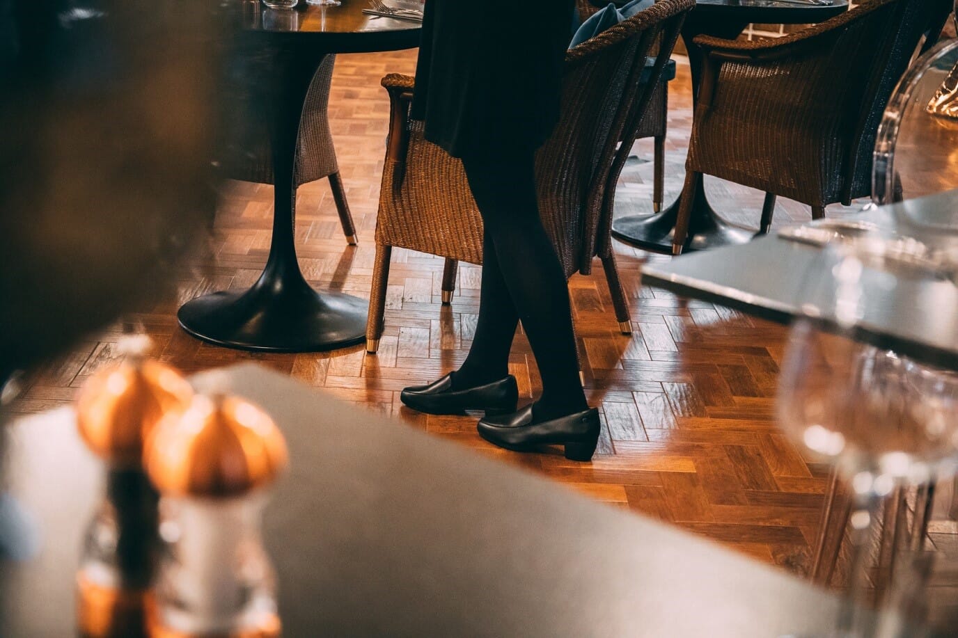 waitress footwear